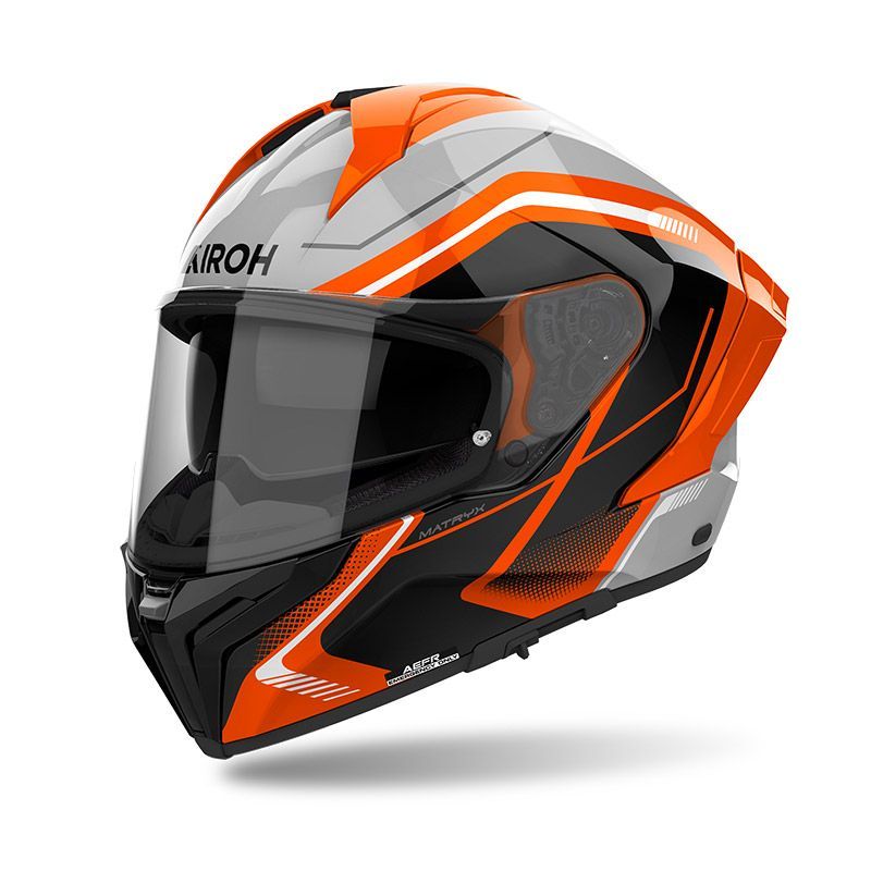 Casco Integrale AIROH MATRYX WIDE - (Orange Gloss)