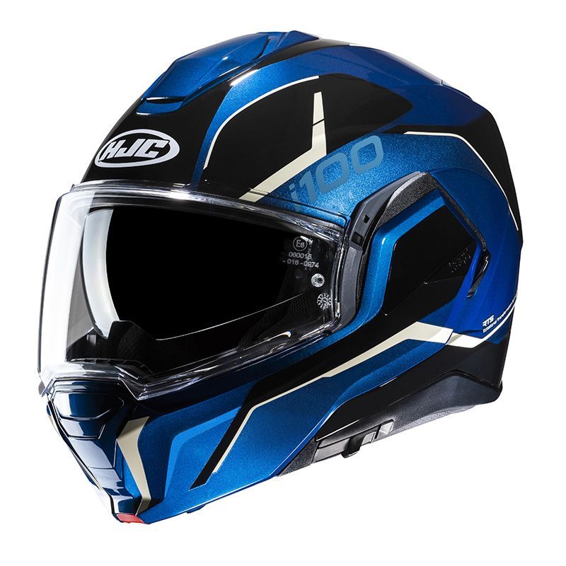 Casco Modulare Ribaltabile HJC I100 LORIX - (Lorix MC2) Casco Modulare Ribaltabile HJC I100 LORIX - (Lorix MC2)