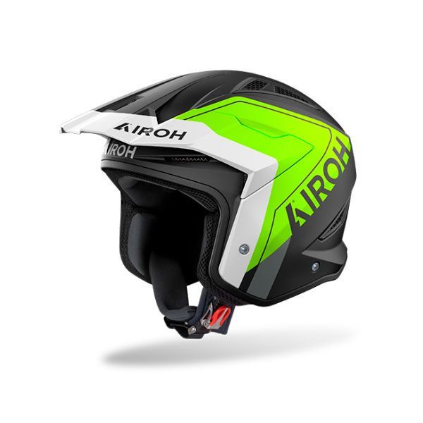 Casco Jet AIROH TRR 2 HUNT - (Yellow Matt)