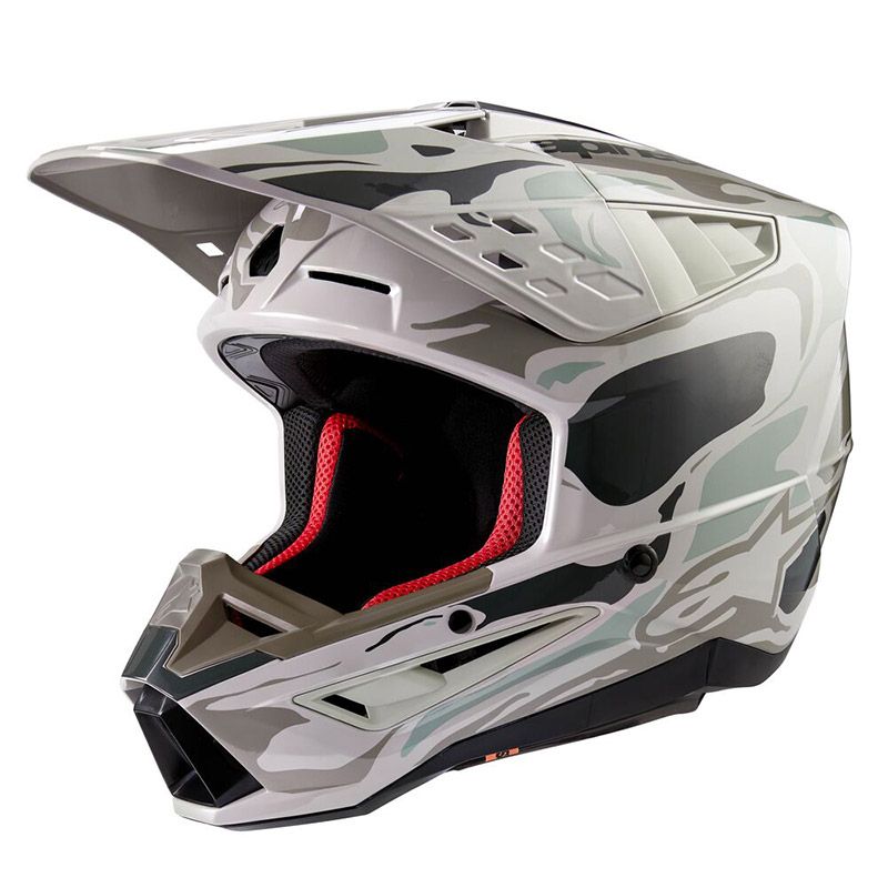 Casco Cross ALPINESTARS S-M5 MNERA ECE2206 - (Mineral Celadon)