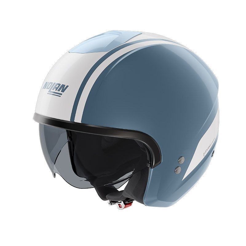 Casco Jet NOLAN N20-2 DOLCE VITA - (Blu Grigio/Bianco)