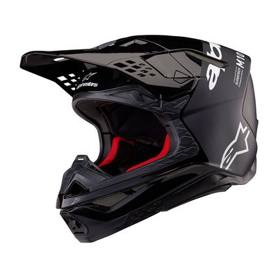 Casco Cross ALPINESTARS SUPERTECH S-M10 FLOOD ECE2206 - (Black/Dark Gray Matt Glossy)