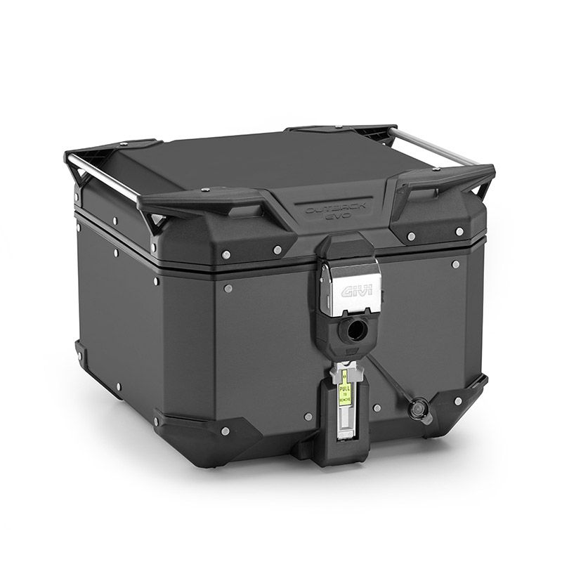 GIVI BAULETTO TREKKER OUTBACK EVO 42 SMART LOCK ALLUMINIO NERO