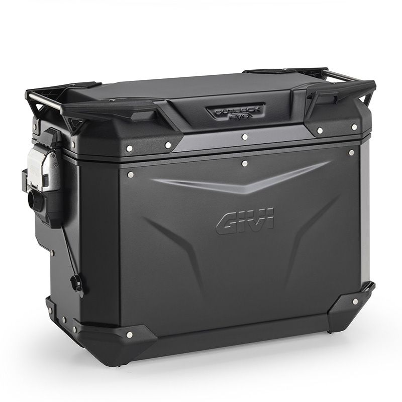 GIVI VALIGIA LATERALE DESTRA TREKKER OUTBACK EVO SMART 40 LITRI SCANTONATA MONOKEY CAM-SIDE ALLUMINIO NERA