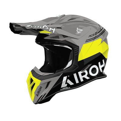 Casco Cross AIROH AVIATOR ACE 2 FURY - (Yellow Gloss)