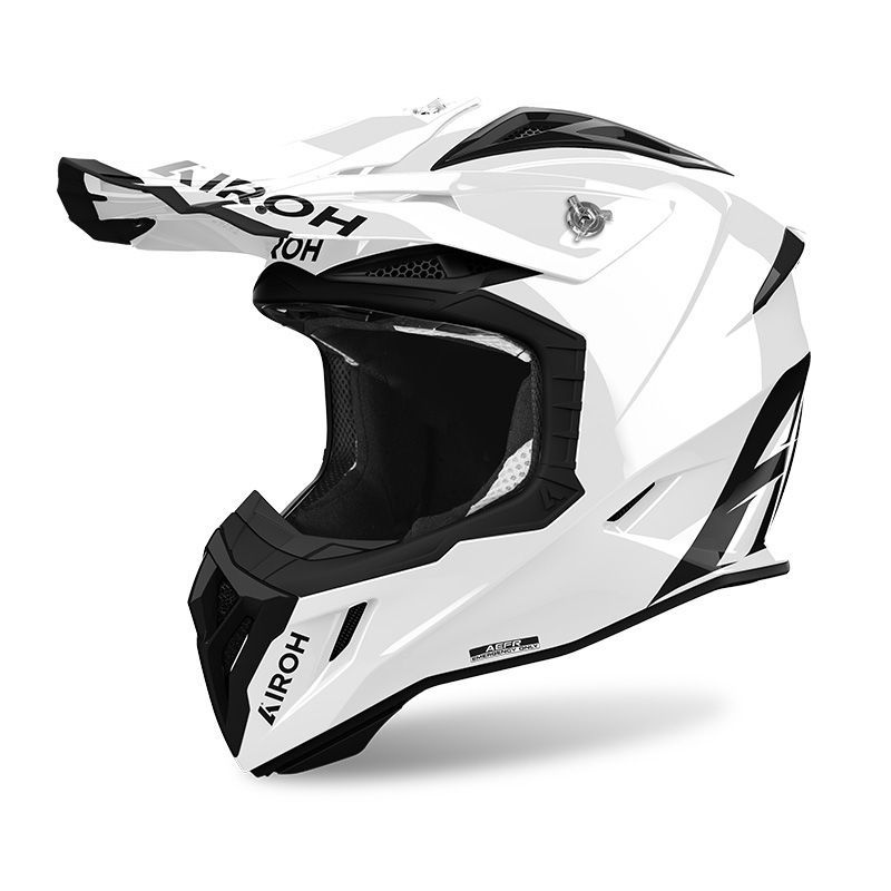 Casco Cross AIROH AVIATOR ACE 2 COLOR - (White Gloss) Casco Cross AIROH AVIATOR ACE 2 COLOR - (White Gloss)