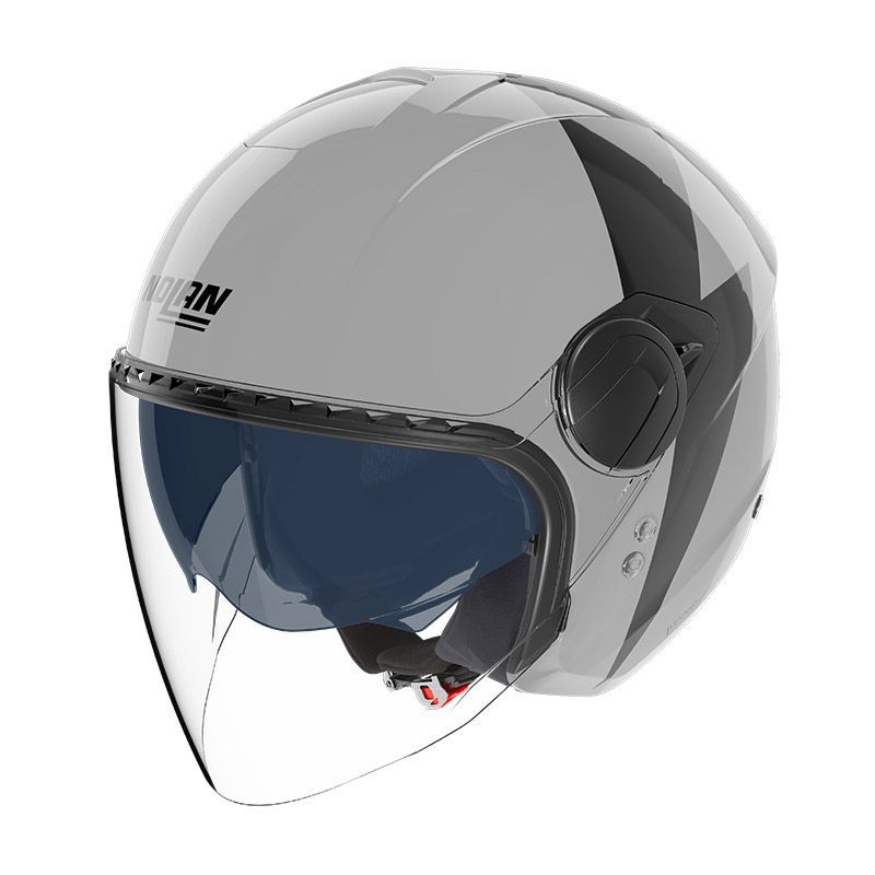 Casco Jet NOLAN N20-2 VISOR IMPETO - (Perla/Nero)
