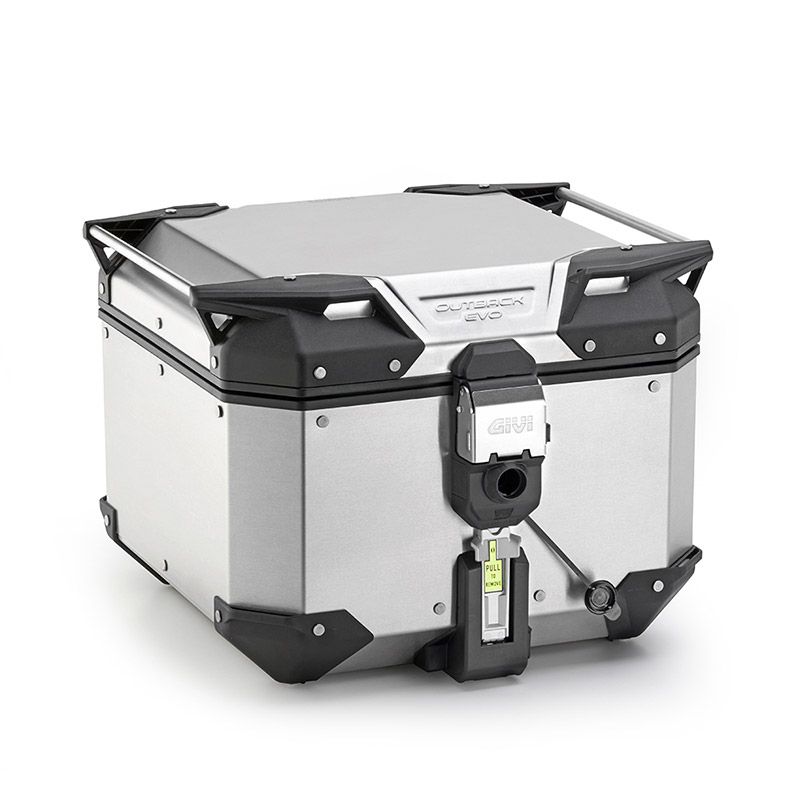 GIVI BAULETTO TREKKER OUTBACK EVO 42 SMART LOCK ALLUMINIO NATURALE