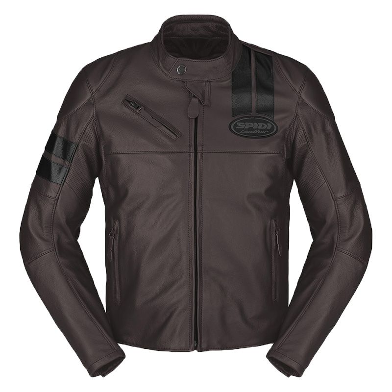 Giacca Pelle SPIDI ROAR - (Wine/Black)