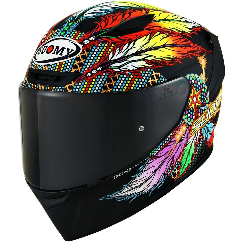Casco Integrale SUOMY TRACK-1 CHIEFTAIN - (Matt Black)