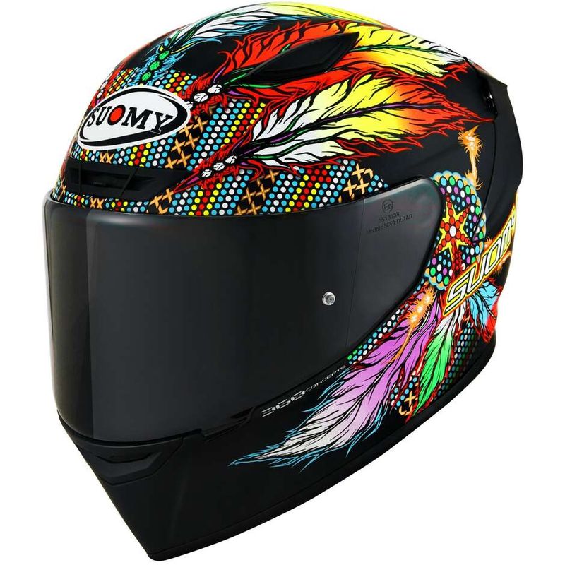 Casco Integrale SUOMY TRACK-1 CHIEFTAIN - (Matt Black)