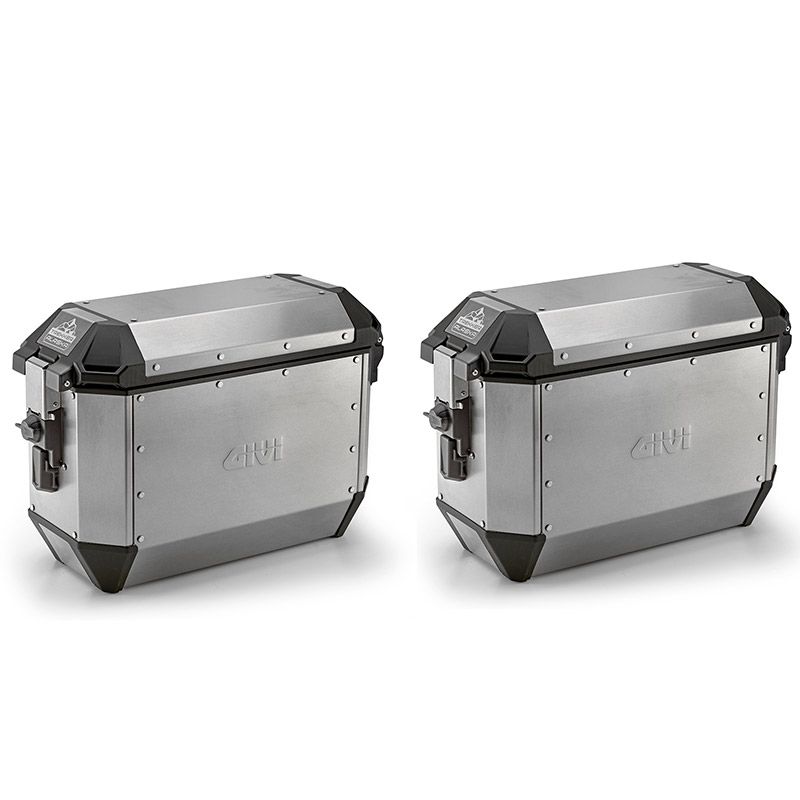 GIVI VALIGIE LATERALI TREKKER ALASKA 36LT ALLUMINIO