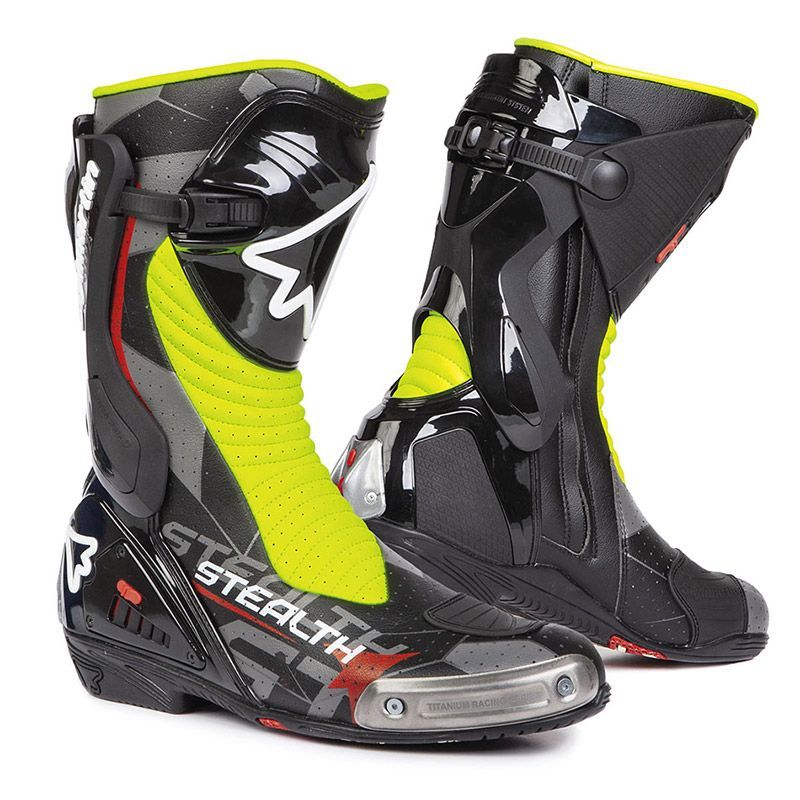 Stivali STYLMARTIN STEALTH EVO - (Black/Yellow Fluo)