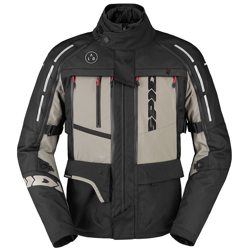 Giacca Moto SPIDI 4 SEASON V3 - (Black/Mud)