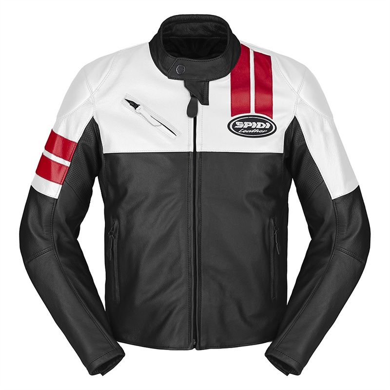 Giacca Pelle SPIDI ROAR - (Black/White) Giacca Pelle SPIDI ROAR - (Black/White)
