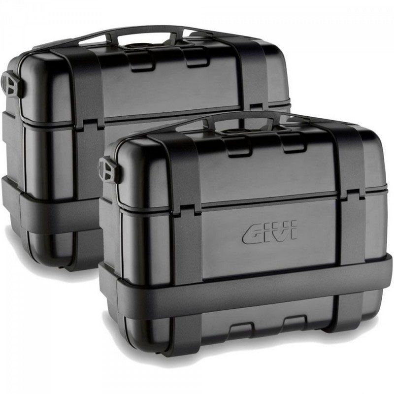 GIVI COPPIA VALIGIE LATERALI TREKKER 33 LT BLACK LINE