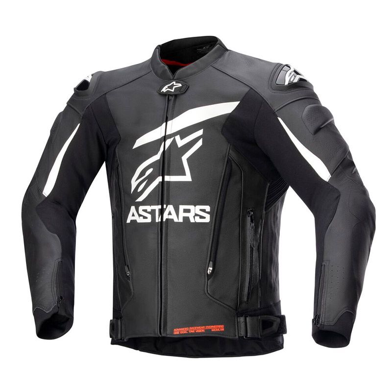 Giacca Pelle ALPINESTARS GP PLUS V4 - (Black/White) Giacca Pelle ALPINESTARS GP PLUS V4 - (Black/White)