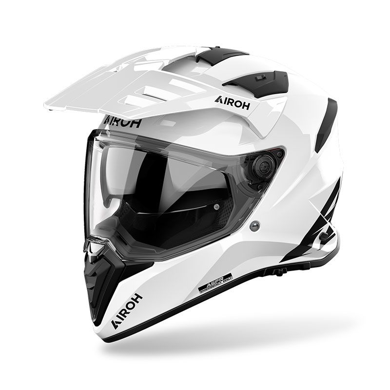 Casco Integrale Enduro AIROH BANDIT COLOR - (White Gloss)