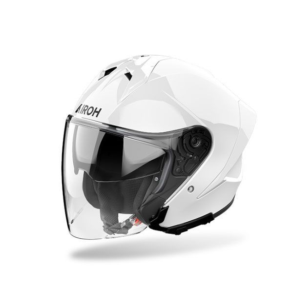 Casco Jet AIROH H21 COLOR - (White Gloss)