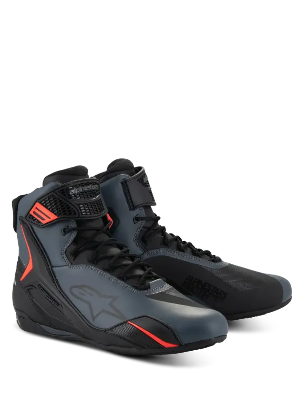 Scarpe Moto ALPINESTARS FASTER-4 - (Black/Gray/Red Fluo) Scarpe Moto ALPINESTARS FASTER-4 - (Black/Gray/Red Fluo)