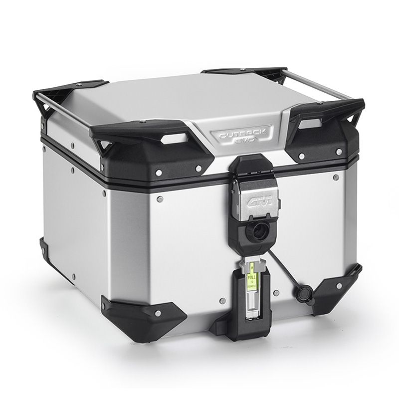 GIVI BAULETTO TREKKER OUTBACK EVO 42 SMART LOCK ALLUMINIO ANODIZZATO