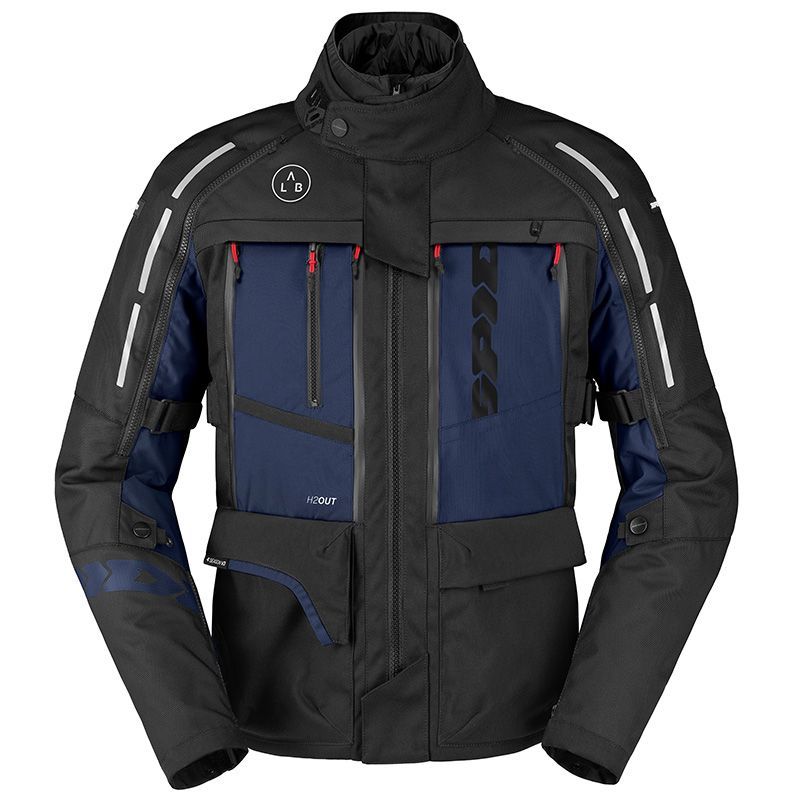 Giacca Moto SPIDI 4 SEASON V3 - (Black/Blue)