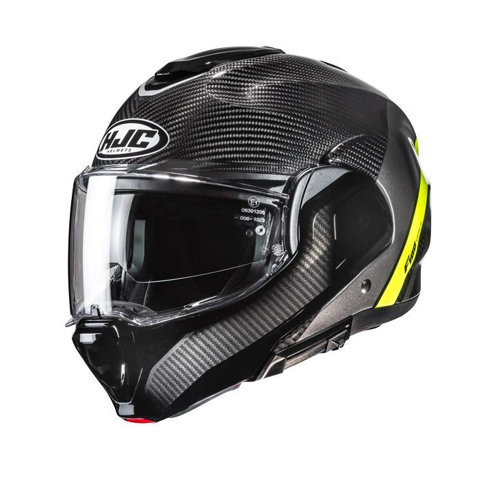 Casco Modulare Ribaltabile HJC F100 CARBON - (Stan MC3H)