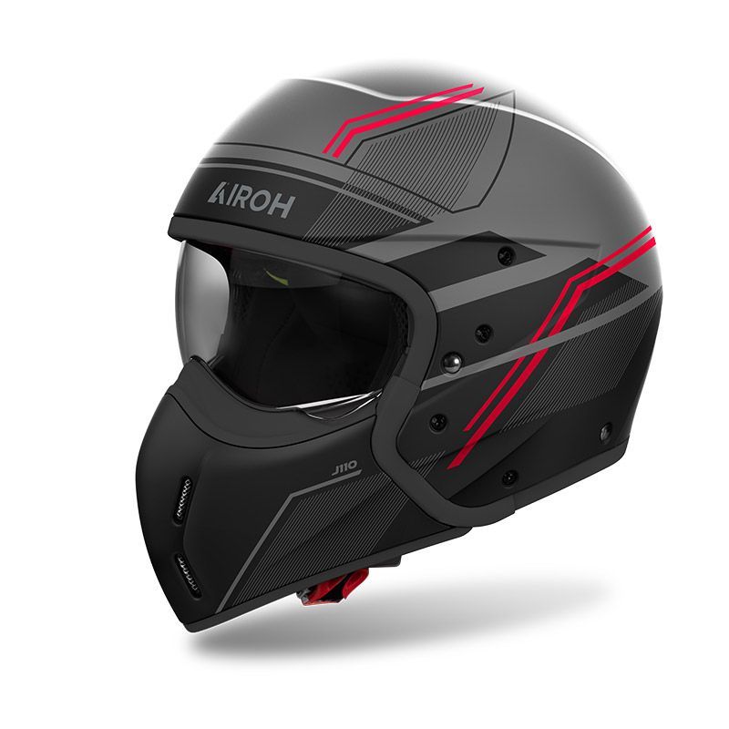 Casco Modulare AIROH J110 SLIM - (Red Matt)