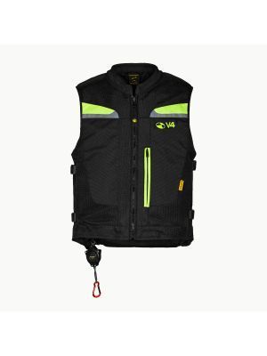 Airbag Moto MOTOAIRBAG MAB V4 Gilet - (Nero/Giallo Fluo)