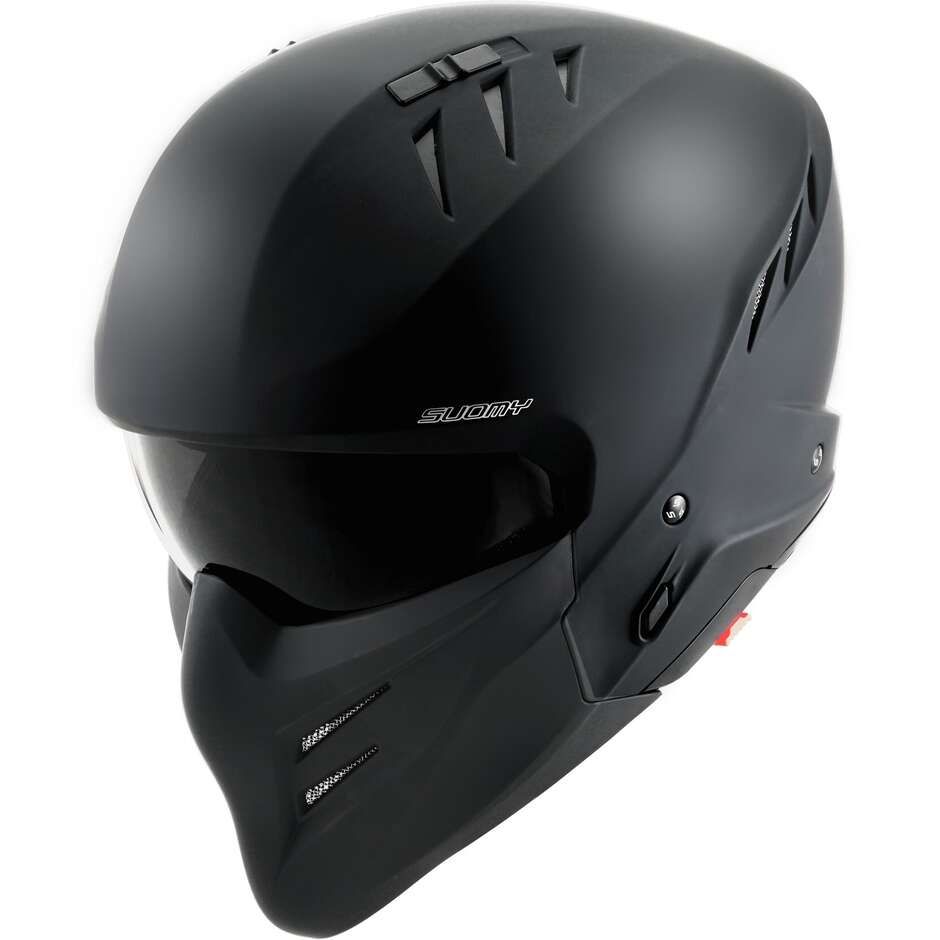 Casco Jet SUOMY ARMOR PLAIN - (Matt Black)