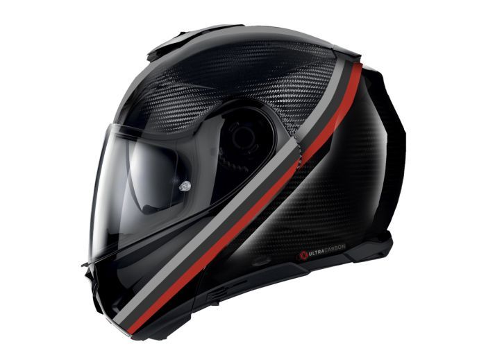 Casco Modulare NOLAN X-1005 ULTRA CARBON GEMINI - (Carbonio/Rosso/Grigio)