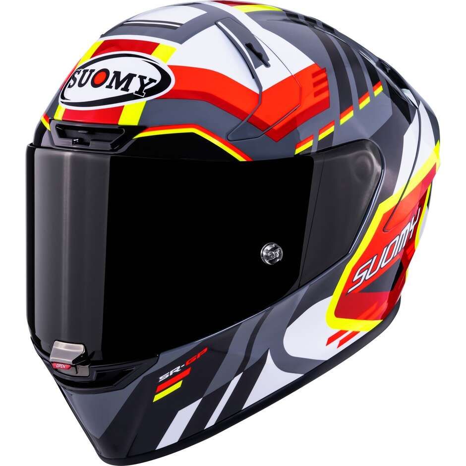 Casco Integrale SUOMY SR-GP EVO INFRARED - (White/Black/Red)