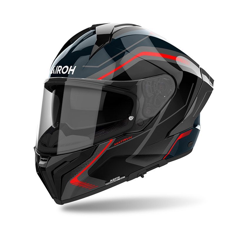 Casco Integrale AIROH MATRYX WIDE - (Red Gloss)