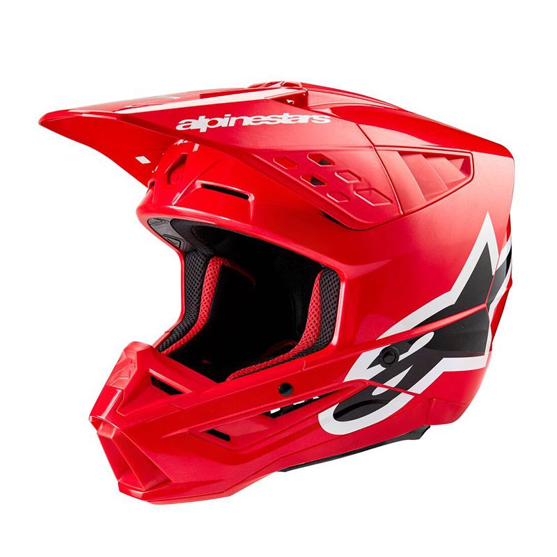 Casco Cross ALPINESTARS S-M5 CORP ECE2206 - (Red Glossy)