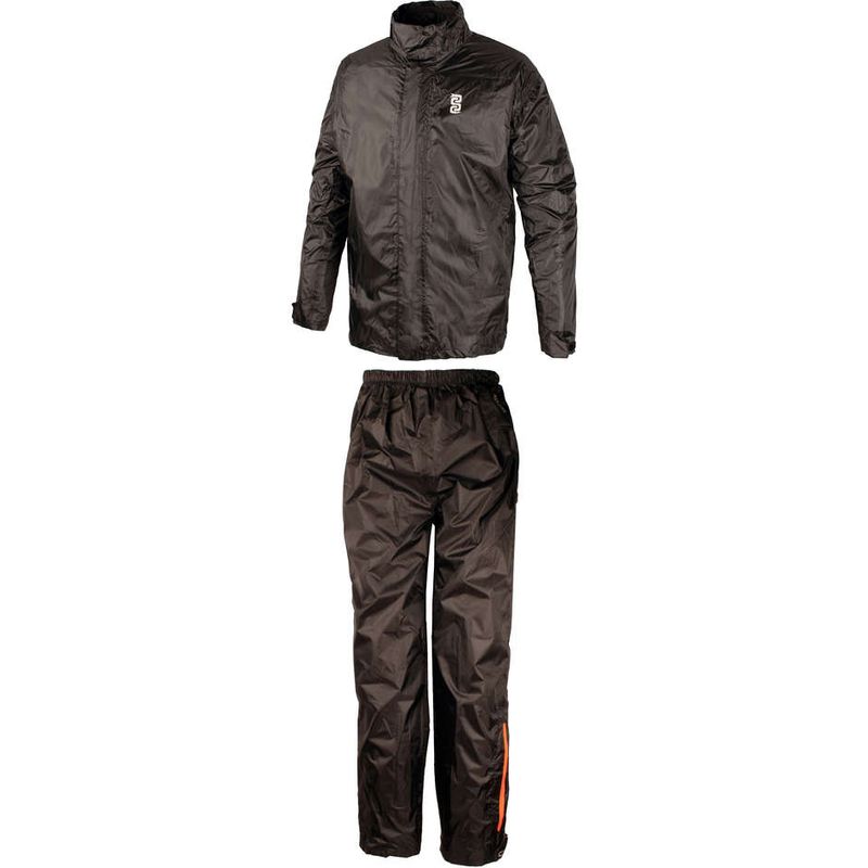Tuta Antipioggia Divisibile OJ SYSTEM SET - (Black)