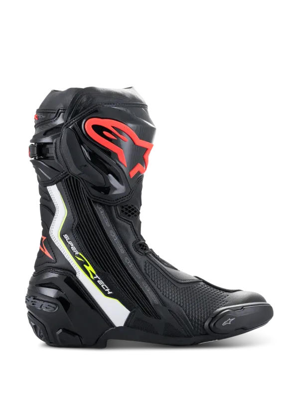 Stivali Moto ALPINESTARS SUPERTECH R - (Black/Red Fluo/Yellow Fluo)