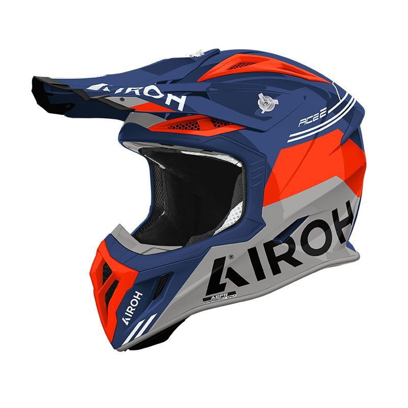 Casco Cross AIROH AVIATOR ACE 2 FURY - (Cerulean Gloss)