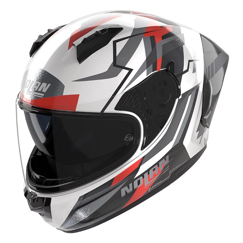 Casco Integrale NOLAN N60-6 SPORT CORSA - (Bianco/Nero/Rosso)