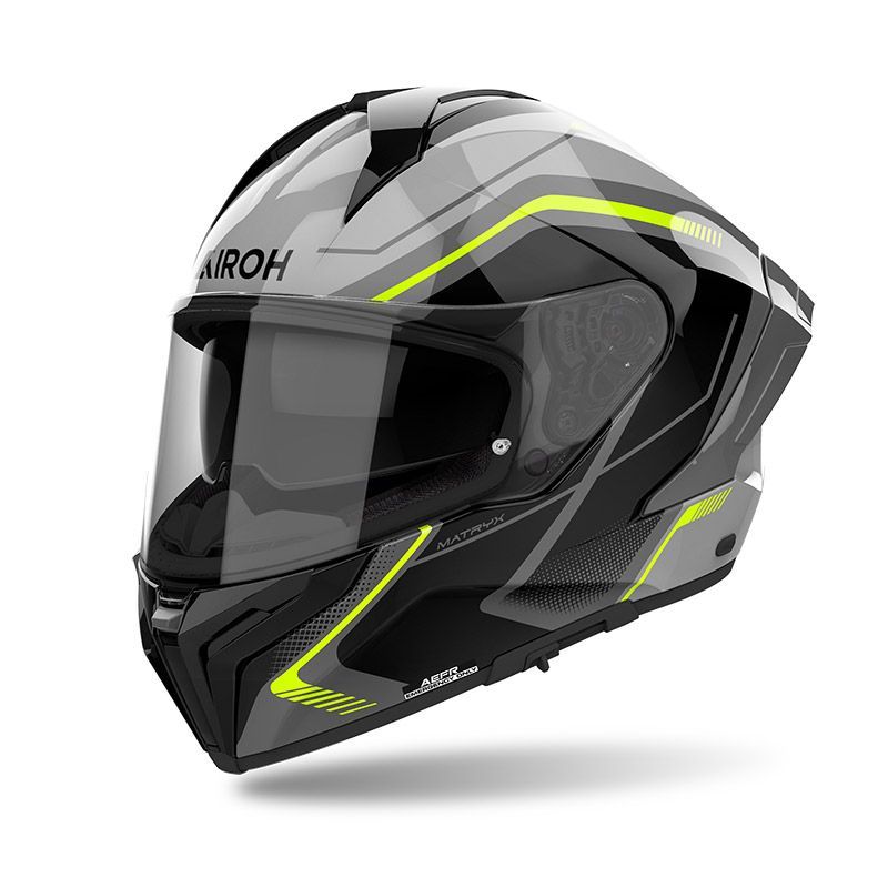 Casco Integrale AIROH MATRYX WIDE - (Yellow Gloss)