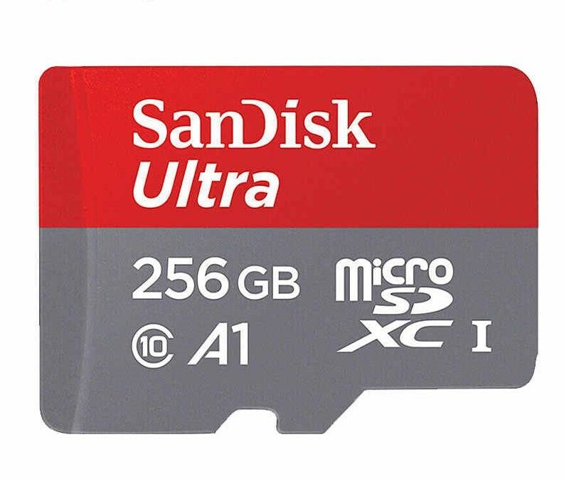 Micro SD Sandisk Ultra 256gb Classe 10 Memory Card