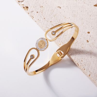 Bracelet Inlaid with Rhinestones