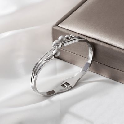 Silver Bubble Bangle