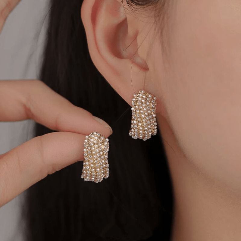 Minimalist Wave Earrings