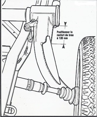Reinforcements rear arms