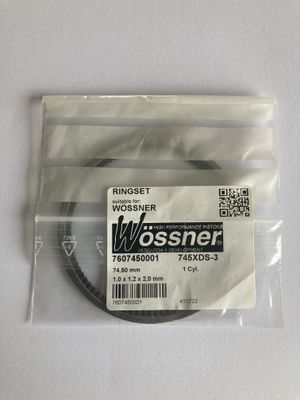 segments de piston 74,5 mm Wossner 745xds-3 segments de piston 74,5 mm Wossner 745xds-3