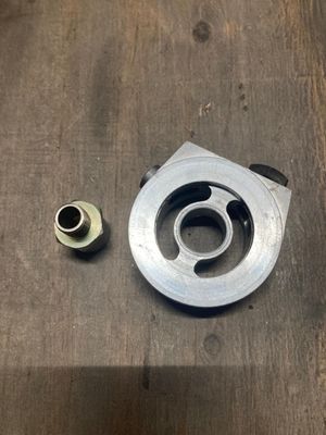 oil filter intermediate piece