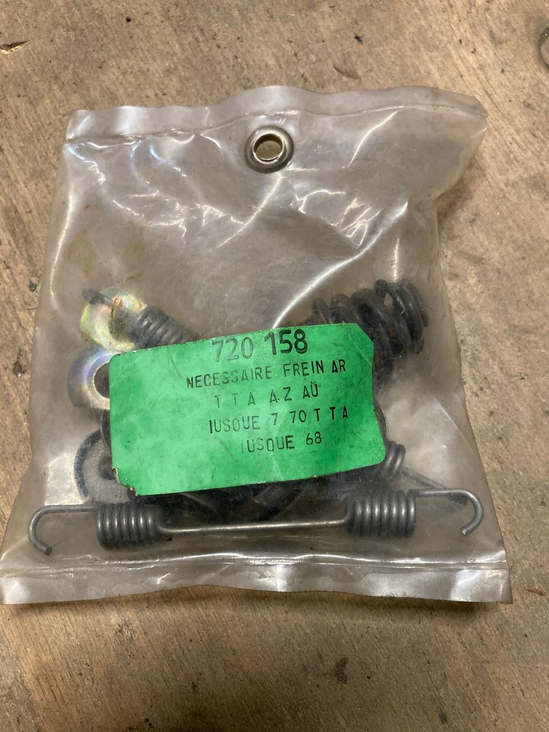 Rear brake mounting kit