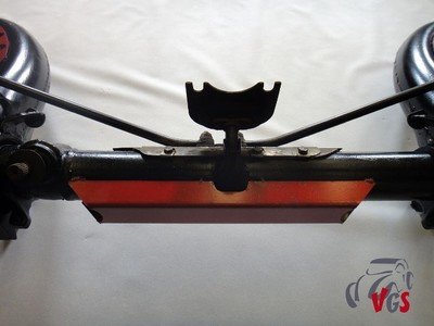 Front axle reinforcement