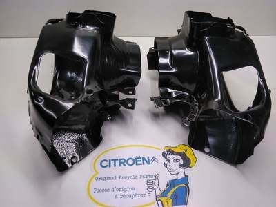 Cylinder cooling panels Visa 652cc powder coated black original Recup