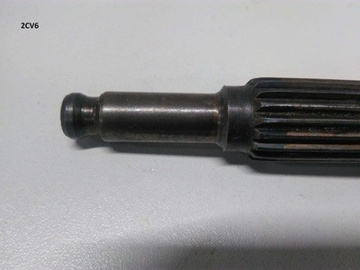 Primary shaft 2CV6 long spline